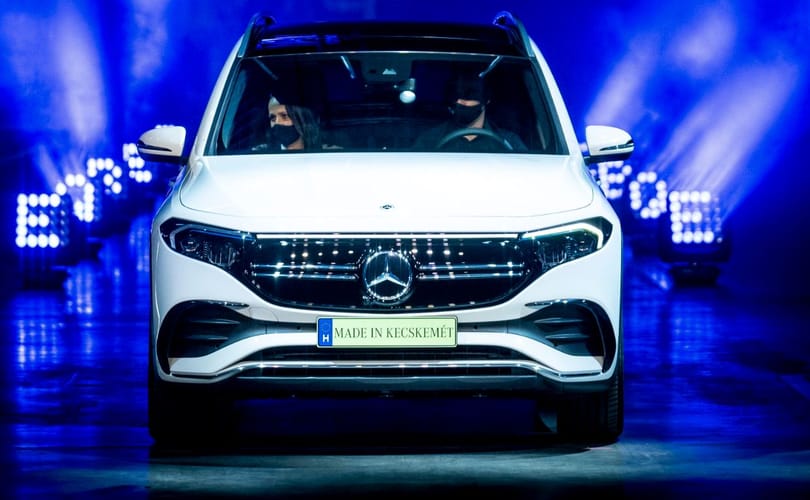 Elindult az első kecskeméti elektromos Mercedes gyártása 