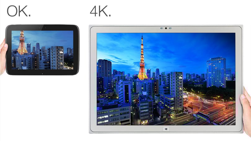 Tényleg különleges: jön a világ első 4K-s, 20”-es tabletje