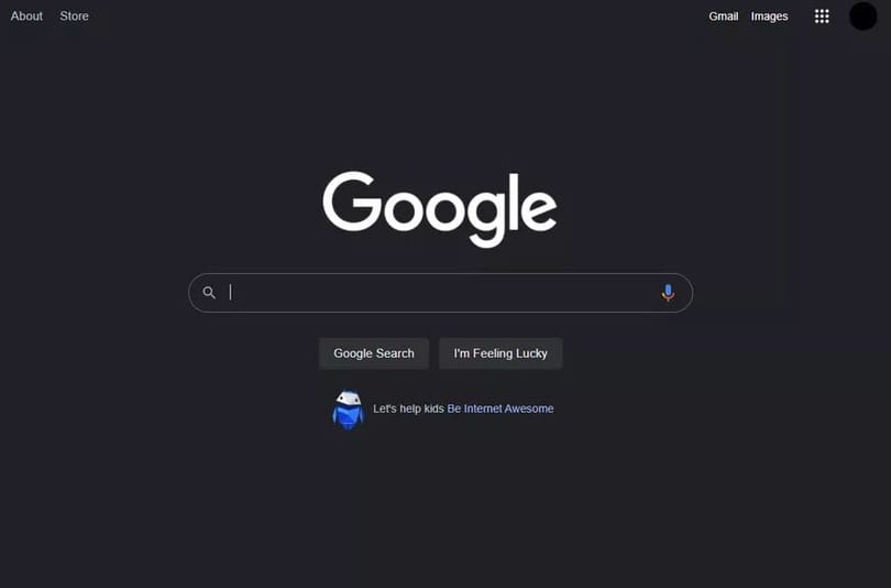 Hogy tetszik? Képek jöttek az elsötétült Google keresőről