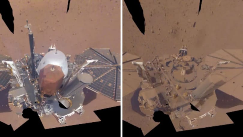 Megjött az utolsó szelfi a NASA Mars-eszközétől, ami nemsokára lehunyja a szemét