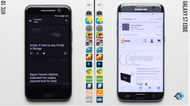 Összecsapott 2016 két androidos csúcstelefonja, és ez bizonyult gyorsabbnak