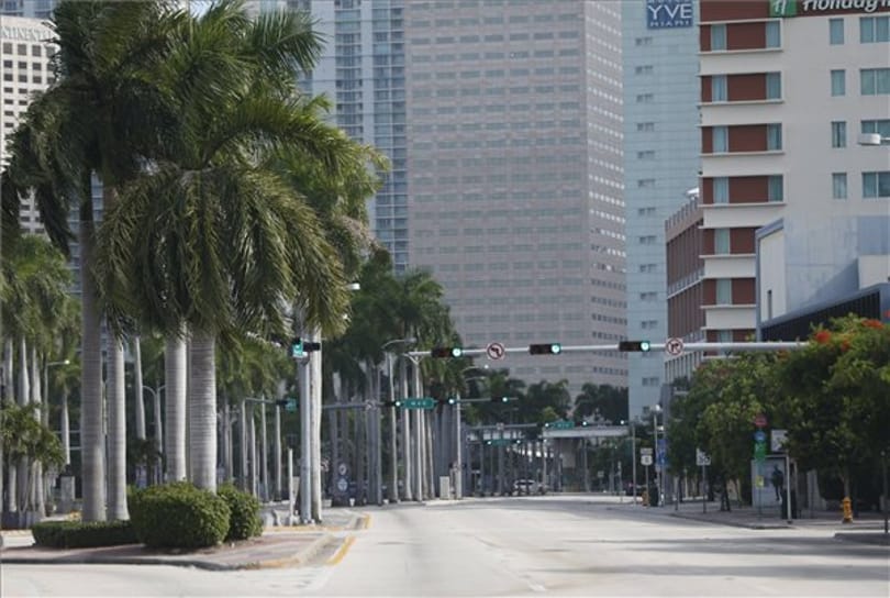 Elérte a Florida Keys szigetcsoportot az Irma hurrikán felhőfala