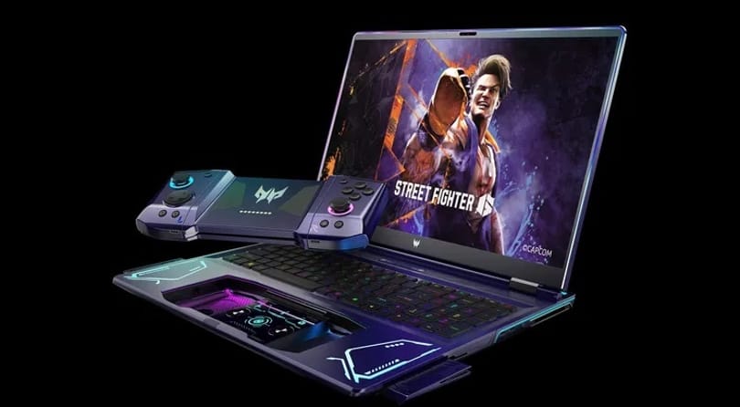 Új laptopot villantott az Acer, kivehető kontrollert csinált a trackpadjából – videó