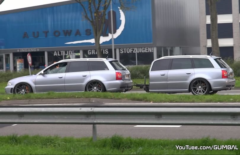 Ilyen extrém utánfutót még egész biztosan nem látott - videó