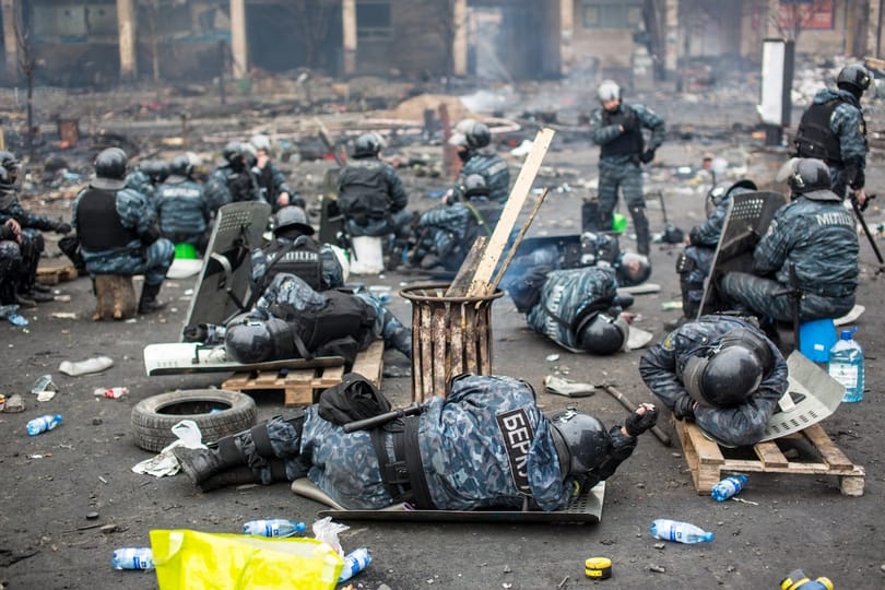 Feloszlatták a Berkutot, az ukrán rendőrség különleges egységét