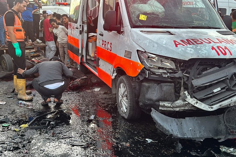 Az IDF a gázai kórháznál történt becsapódásról: a Hamász emberei taxiként használják a mentőautókat