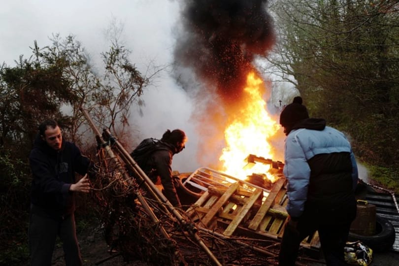 2500 rendőr zavarta el a franciaországi környezetvédőket