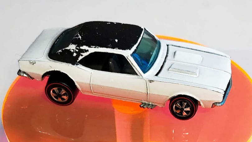 30 millió forintot ér ma egy ilyen fehér Hot Wheels kisautó