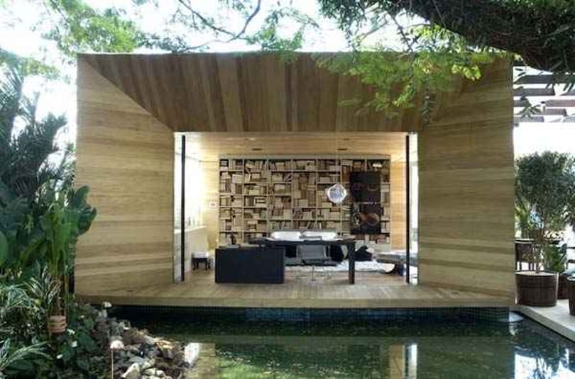 Falak nélküli brazil luxusvilla - lélegzetelállító terek az erdő szélén