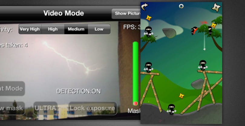 Ma ingyen az App Store-ban: iLightning Cam, Stupid Ninjas