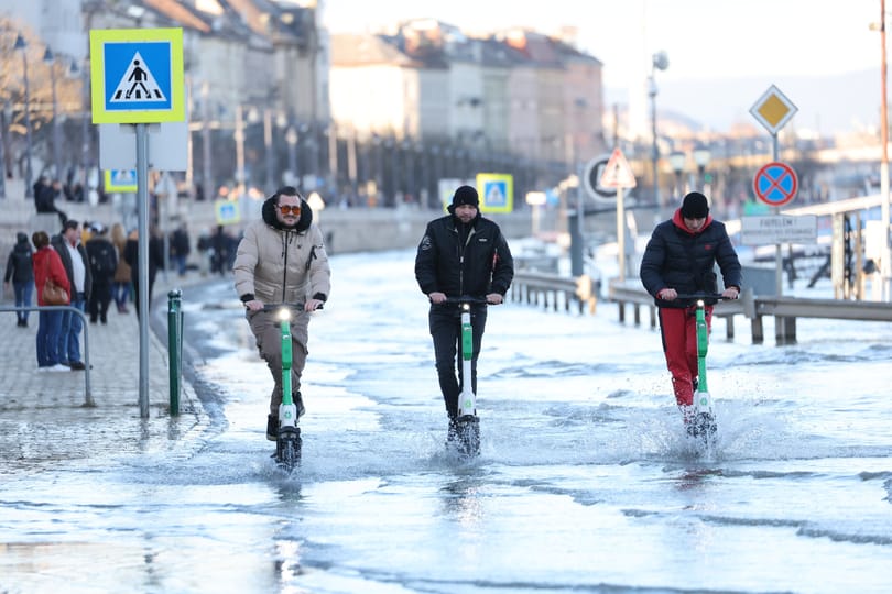 A tetőzés napján tíz centivel kevesebb a Duna budapesti vízállása az előrejelzettnél