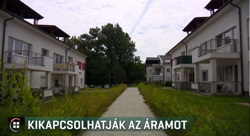 Villany nélkül maradhat csaknem száz család a veresegyházi lakóparkban