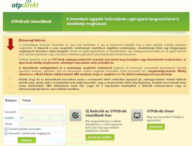 Új módszerrel lophatják el a magyar netbankolók pénzét