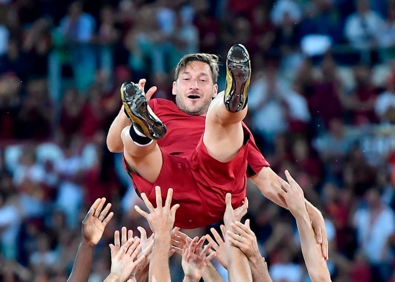 A könnyes szemű Totti mindenkit megríkatott a búcsúmeccsén