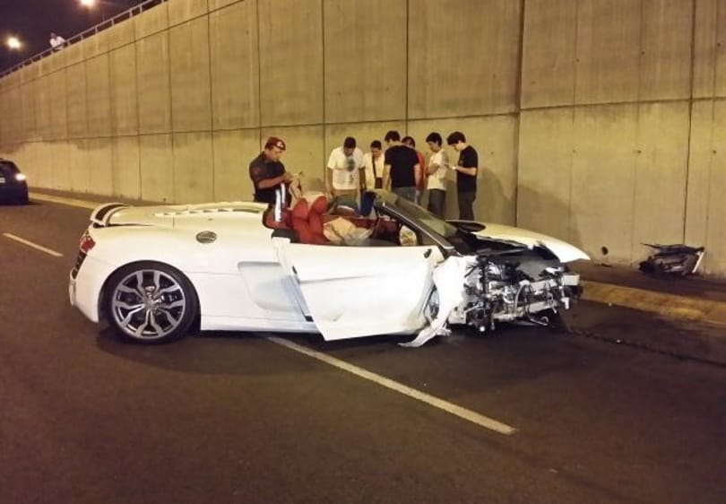 Hullanak az Audi R8-asok Dél-Amerikában – fotók