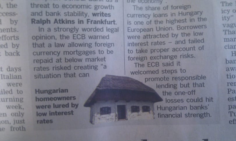 Ilyen egy tipikus magyar ingatlan - ahogy a Financial Times elképzeli