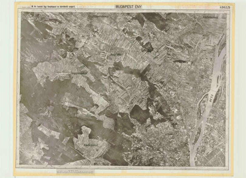 Nagy felbontású légi fotók az 1941-es Budapestről