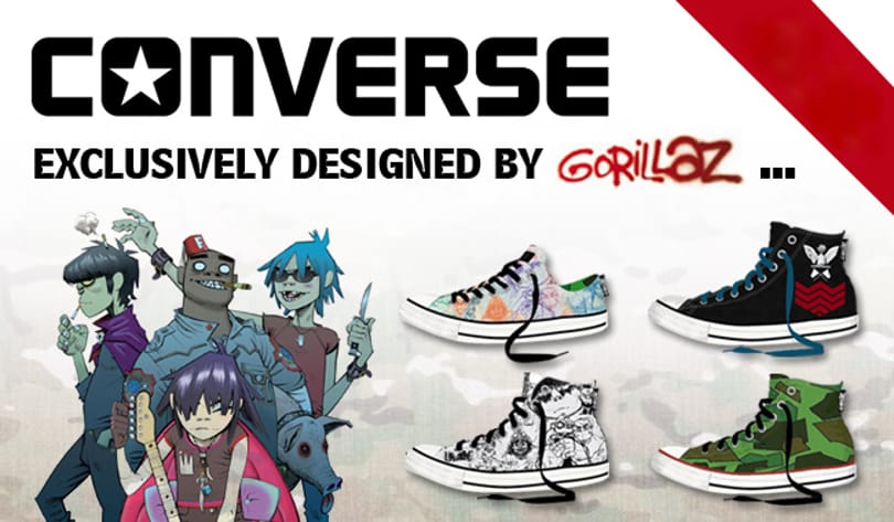 Együtt nyomul a Gorillaz és a Converse