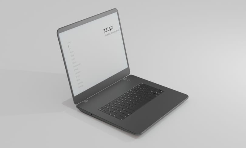 Ön használná? Egy gyártó fekete-fehér e-papír kijelzővel gyártana laptopot