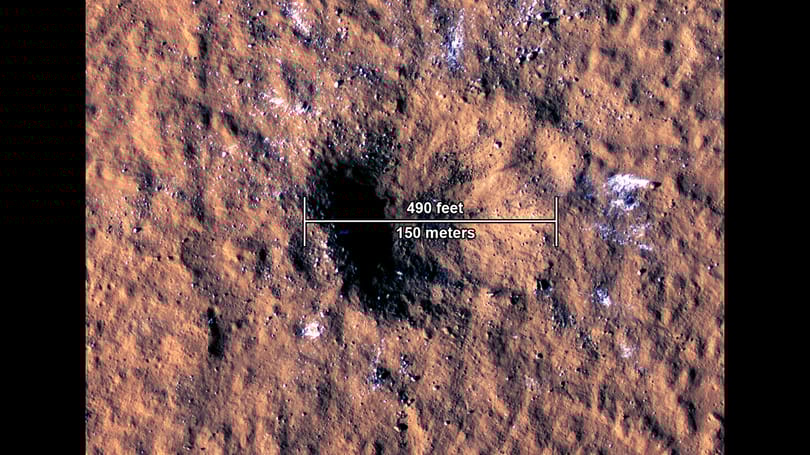 Óriási becsapódást rögzített a NASA műszere a Marson