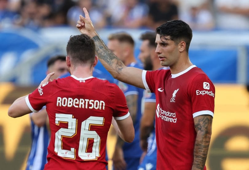 Bemutatkozott a Liverpoolban Szoboszlai Dominik