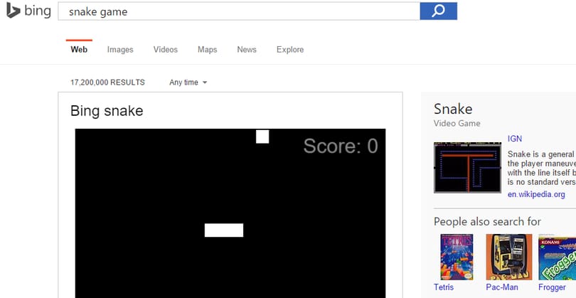 Telepítés nélkül próbálna ki egy játékklasszikust? Akkor irány a Bing