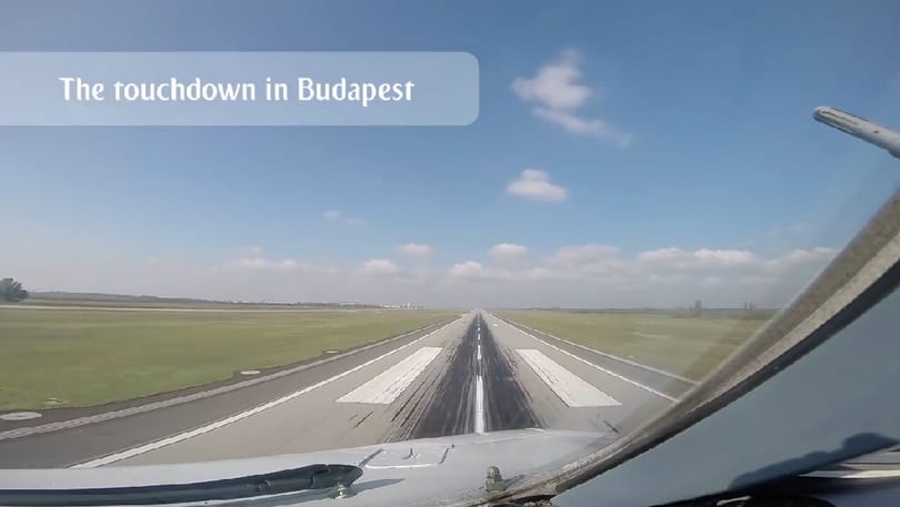 Szép felvétel készült az első pesti Emirates-gépről – videó