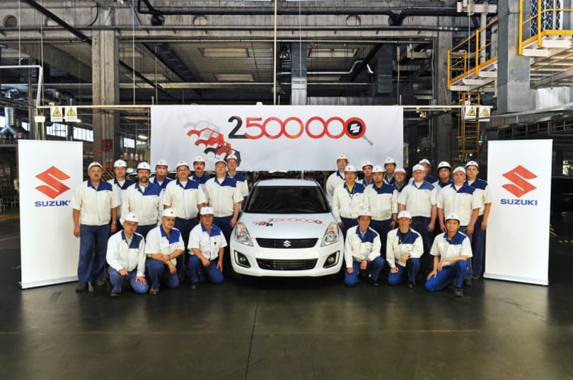 Mi más, mint egy fehér Swift lehetne a két és fél milliomodik magyar Suzuki