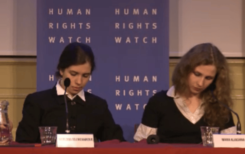 Amszterdamban „turnézik” a Pussy Riot