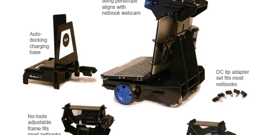 Házi robot: szereljünk kerekeket a notebookra!