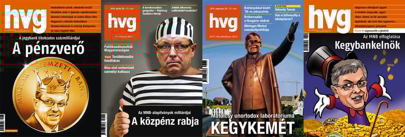 Szenzációs négyes: Melyik Matolcsy-címlap a legjobb? Szavazzon!