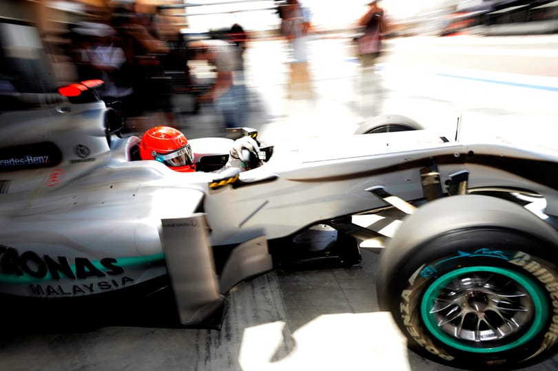 Schumacher titkos tesztje Angliában