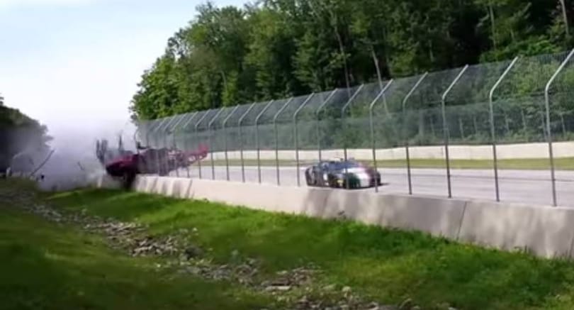 Videó: Ennél durvább Ferrari-balesetet ritkán látni versenypályán
