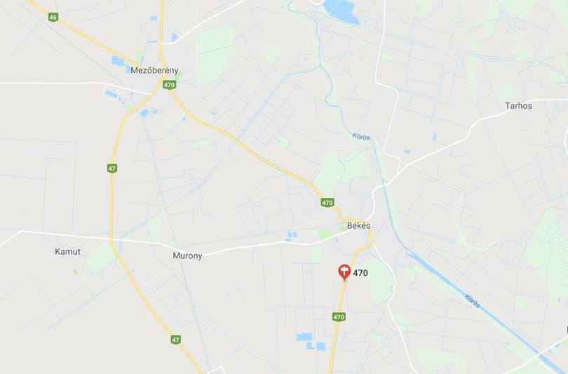 Percek alatt hat autó csúszott árokba ugyanazon a szakaszon Békés megyében