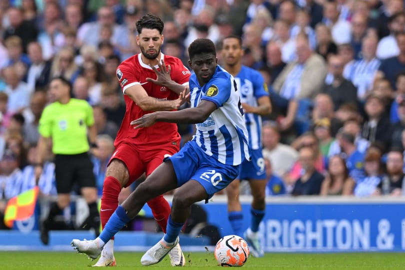 Döntetlent játszott a Liverpool Brightonban, Szoboszlai büntetőt harcolt ki