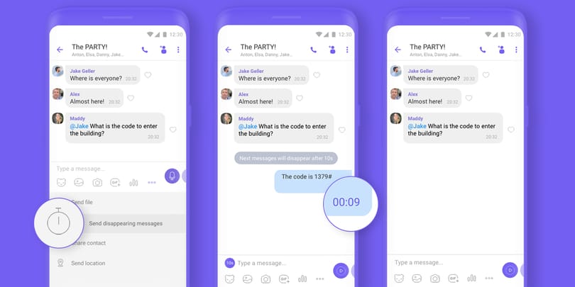 Hasznos újítás a Viberben: megoldották, hogy ne lehessen képernyőképet készíteni az eltűnő üzenetekről