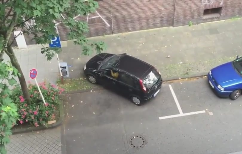 Ezt a parkolást képtelenség elhinni – videó