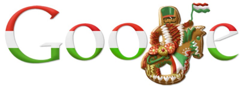 Mézeskalács huszárral ünnepli a Google március 15-ét