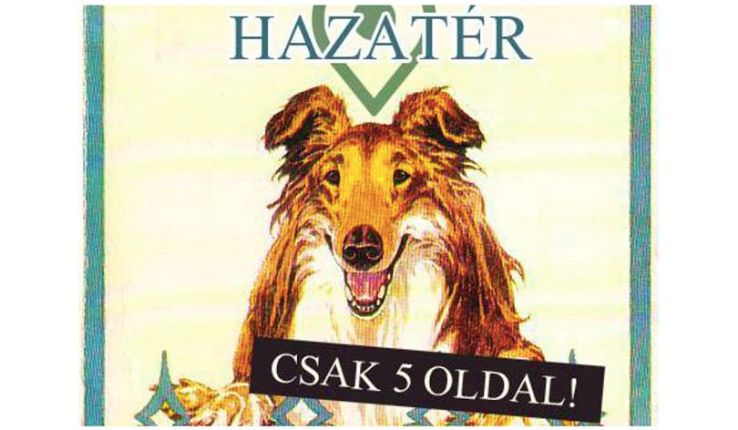 Tudja, hogy mi hiányzott a Lassie-ből? Hát ez
