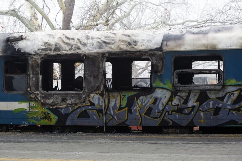 Tűz ütött ki egy szófiai vasúti kocsiban, négy hajléktalan meghalt