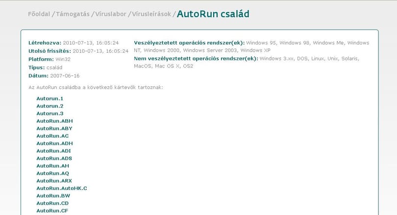 Egyre makacsabb az Autorun vírus