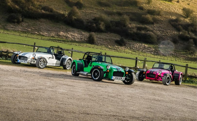 A magyar zászló színeiben pompáznak a Caterham újdonságai