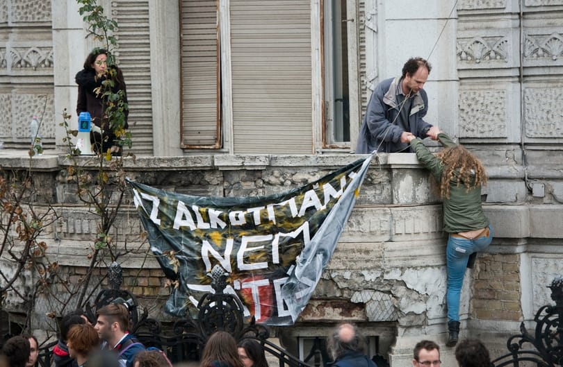 A székházfoglaló egyetemisták javára döntött a bíróság