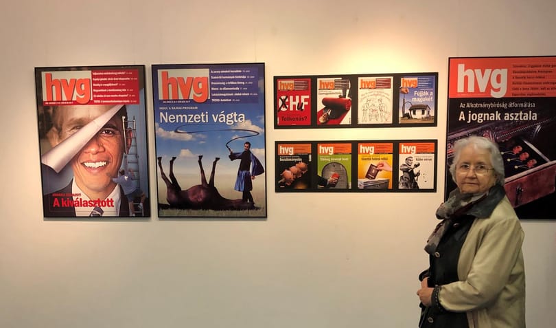 Tatabányára megy a HVG címlapjait bemutató kiállítás