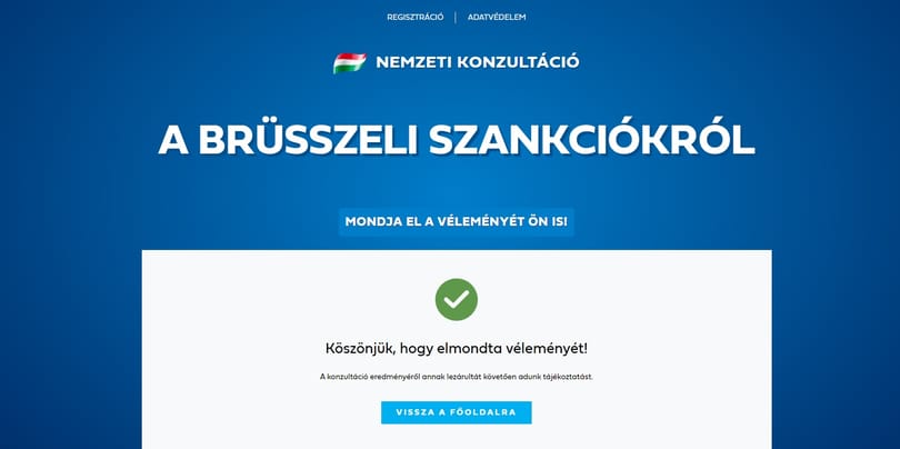 Közel tízmilliárdba került eddig a szankciós nemzeti konzultáció, és még nem látni a végét