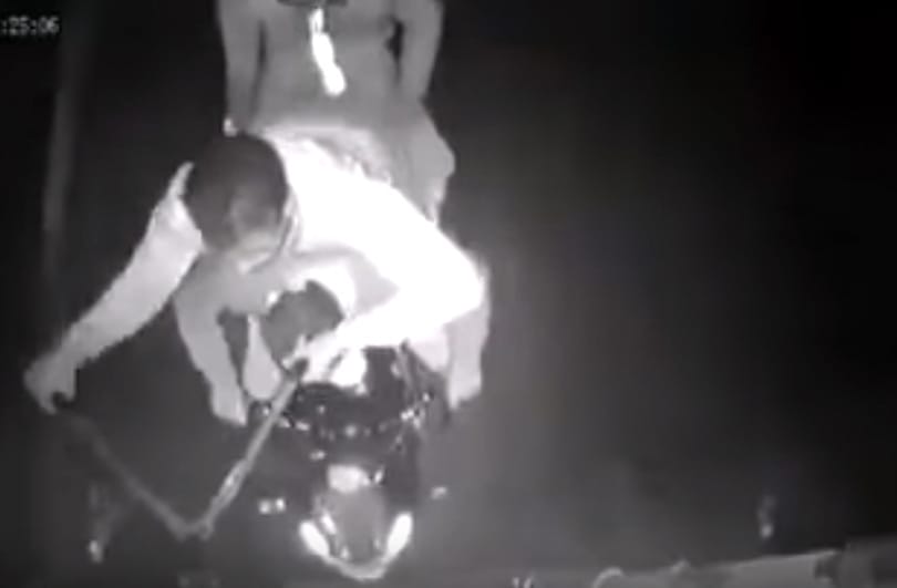 Nagyon ráfaragott ez a három, nem hétköznapi kamionfosztogató – videó