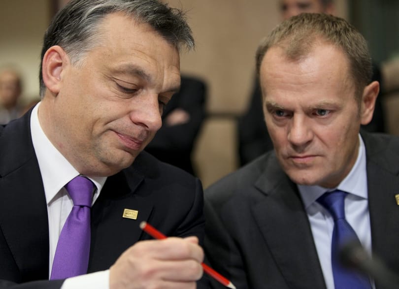 Orbán javított Tusknál