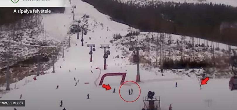 Elütött a pályán egy embert a magyar síelő, vádat emeltek ellene – videó