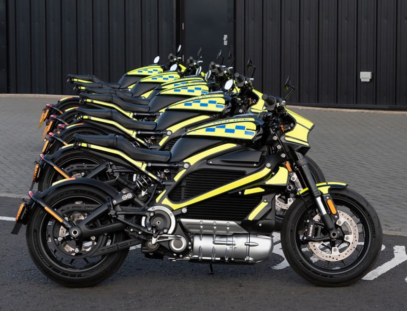 Elektromos Harley-Davidsonokkal járőröznek a klímacsúcson