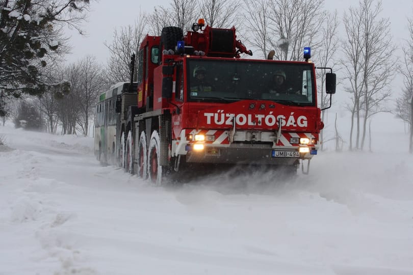 Narancs riasztást adtak ki öt megyére